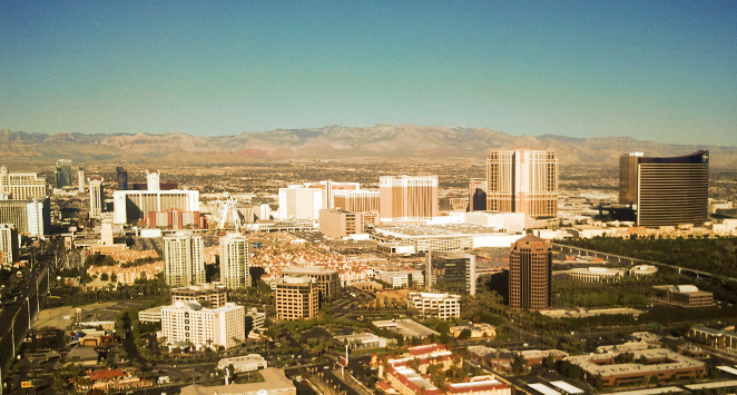 Landing in Las Vegas