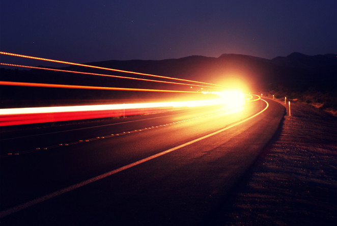 A Long Exposure near Red Rock Canyon, Nevada